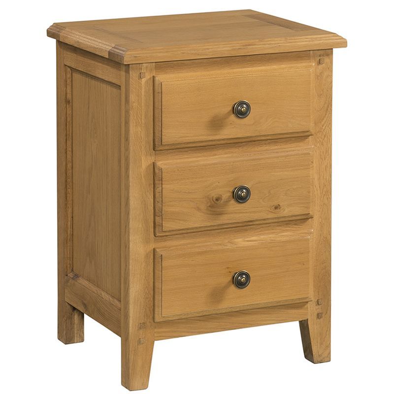 Langley 3 Drawer Bedside Chest